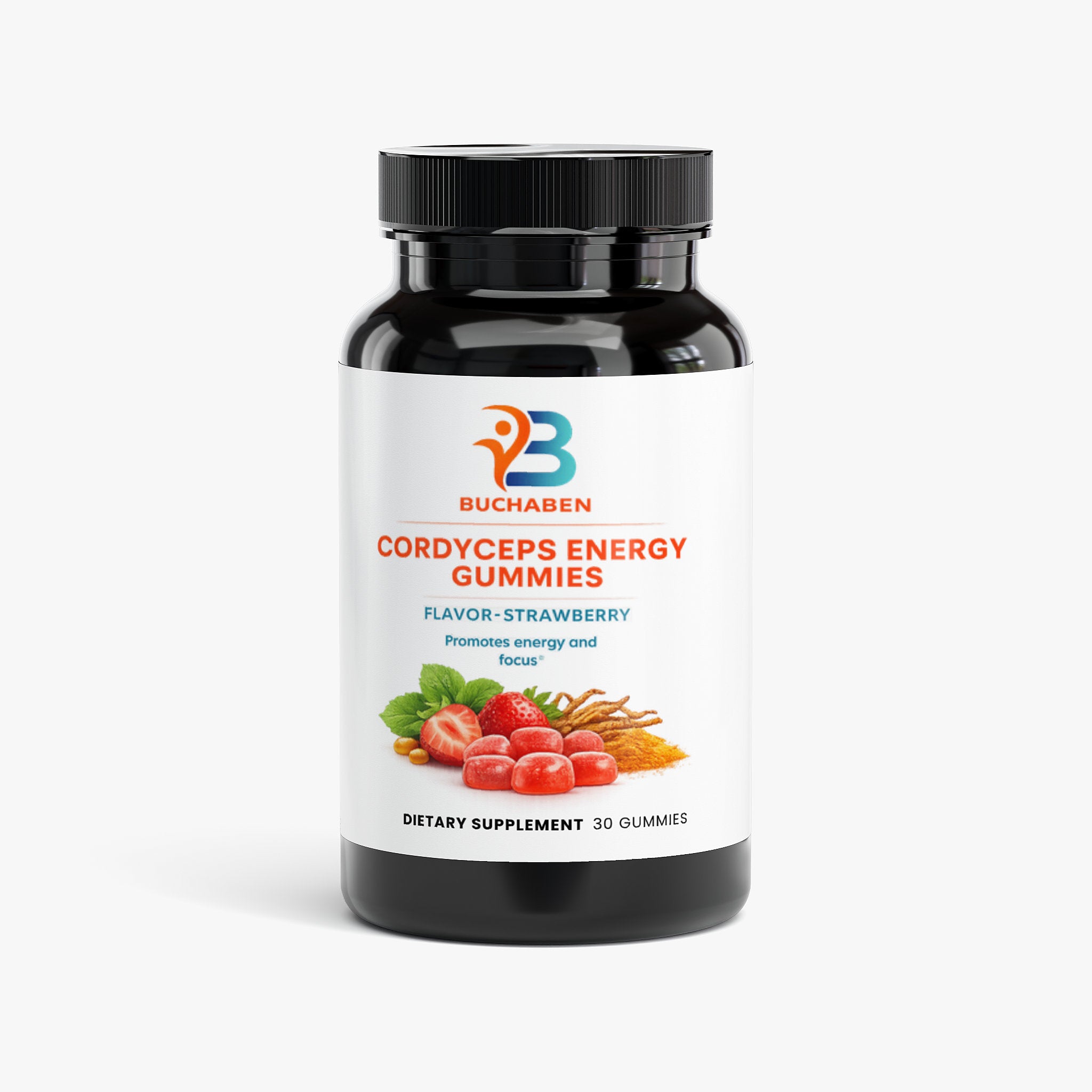Cordyceps Energy Gummies - Buchaben