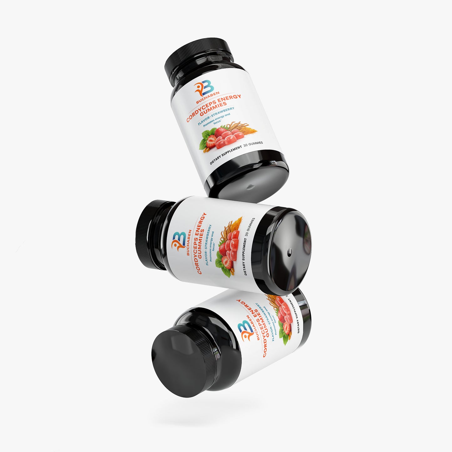 Cordyceps Energy Gummies - Buchaben