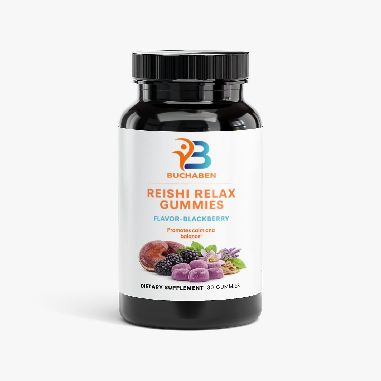 Reishi Relax Gummies - Buchaben
