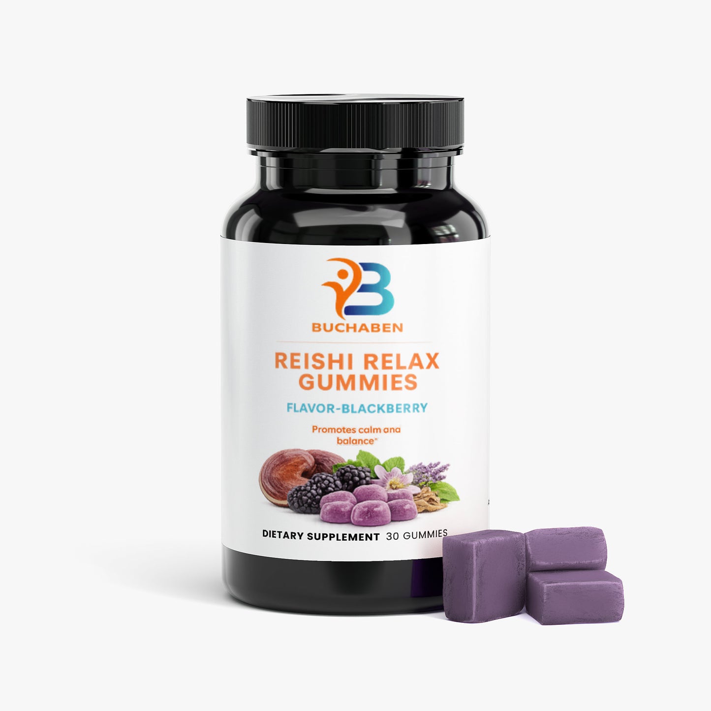 Reishi Relax Gummies - Buchaben