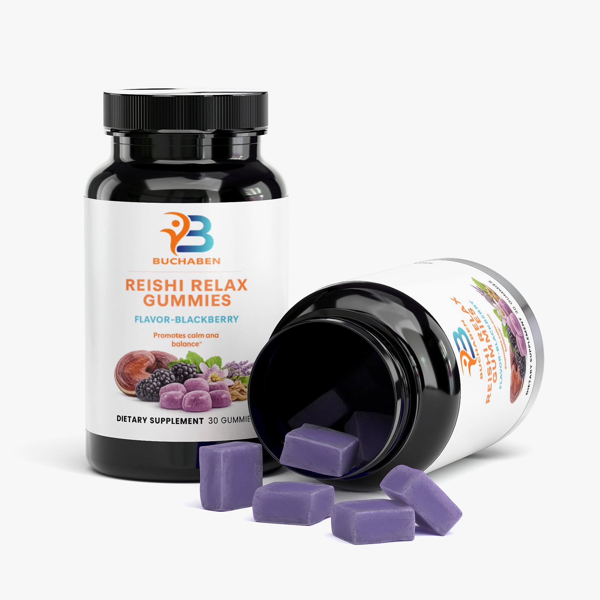 Reishi Relax Gummies - Buchaben